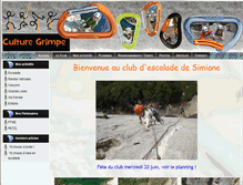 Tablet Screenshot of culturegrimpe.fr